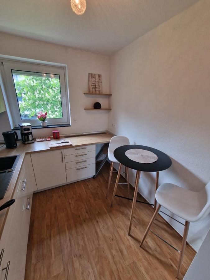 Ecocube Apartment2 Meppen14, Balkon, Kueche, Waschmaschine エクステリア 写真