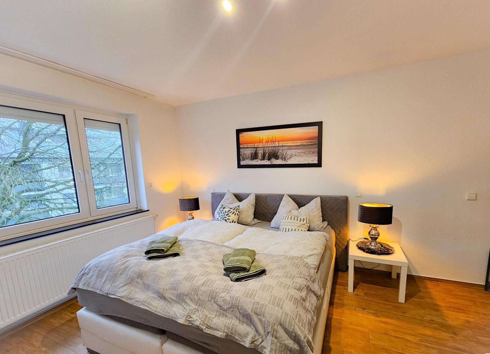 Ecocube Apartment2 Meppen14, Balkon, Kueche, Waschmaschine エクステリア 写真